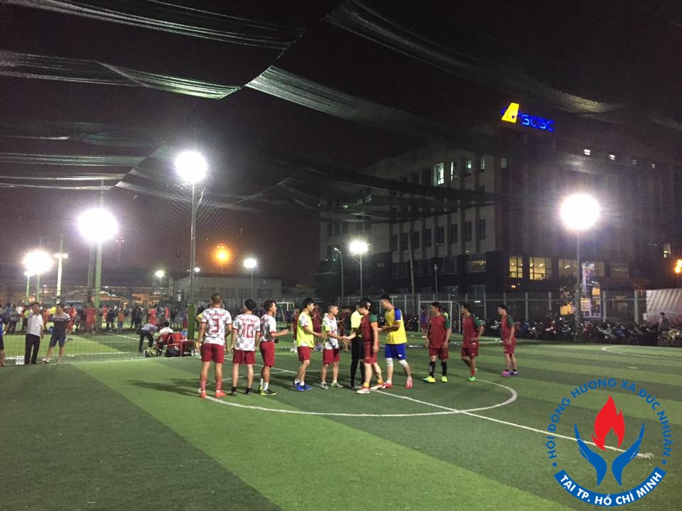 Chúc mừng chiến thắng đội bóng HĐH Đức nhuận